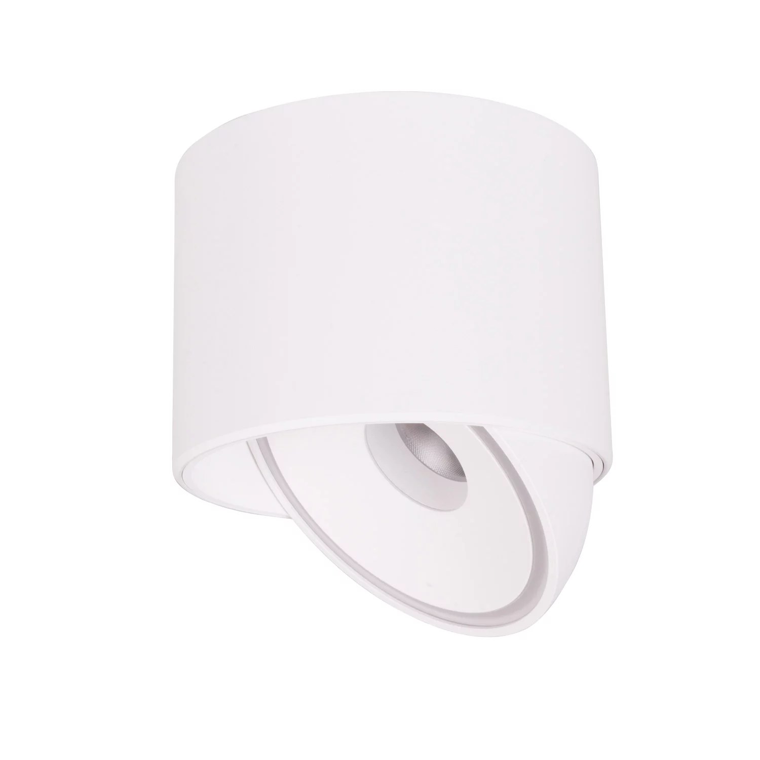 Spot LED aplicat Vector 10W 614lm 3000K 24° Ø11,5cm alb Maxlight C0265
