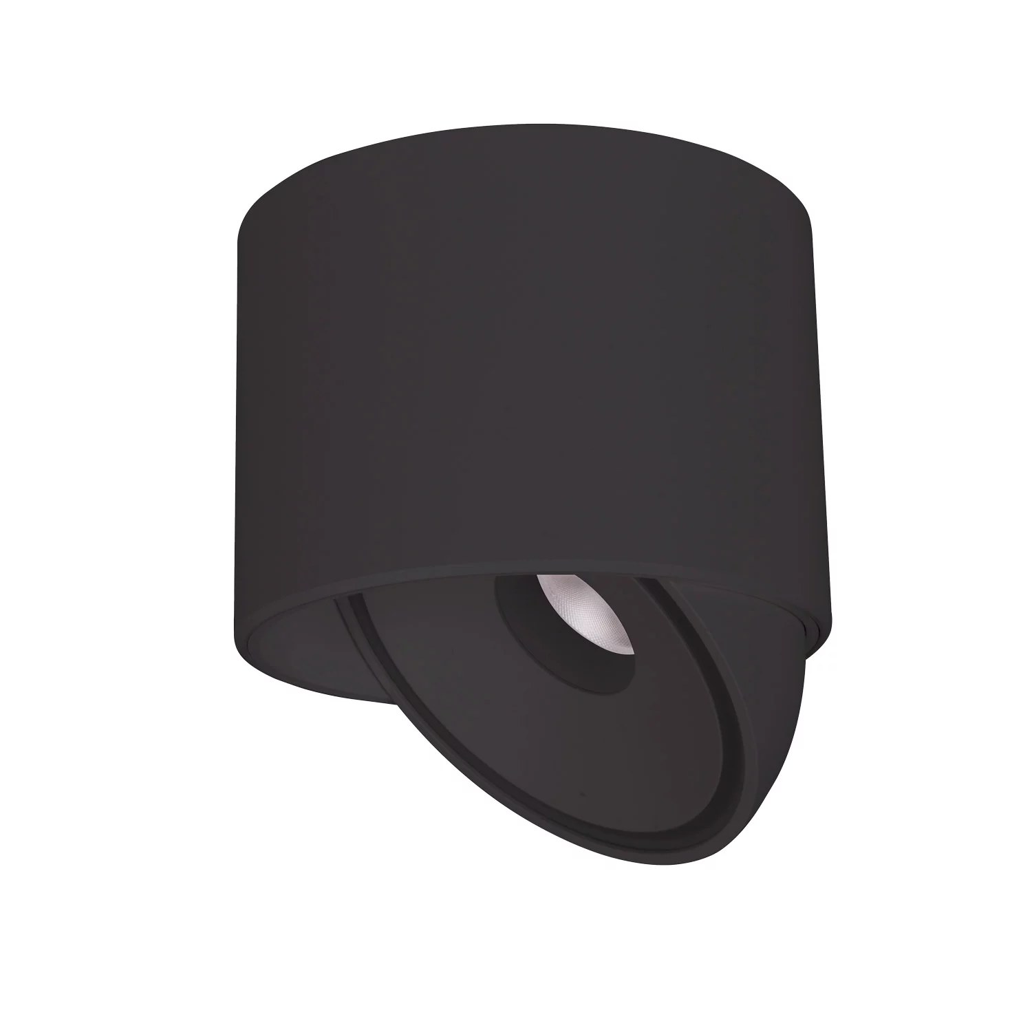 Spot LED aplicat Vector 10W 614lm 3000K 24° Ø11,5cm negru Maxlight C0266