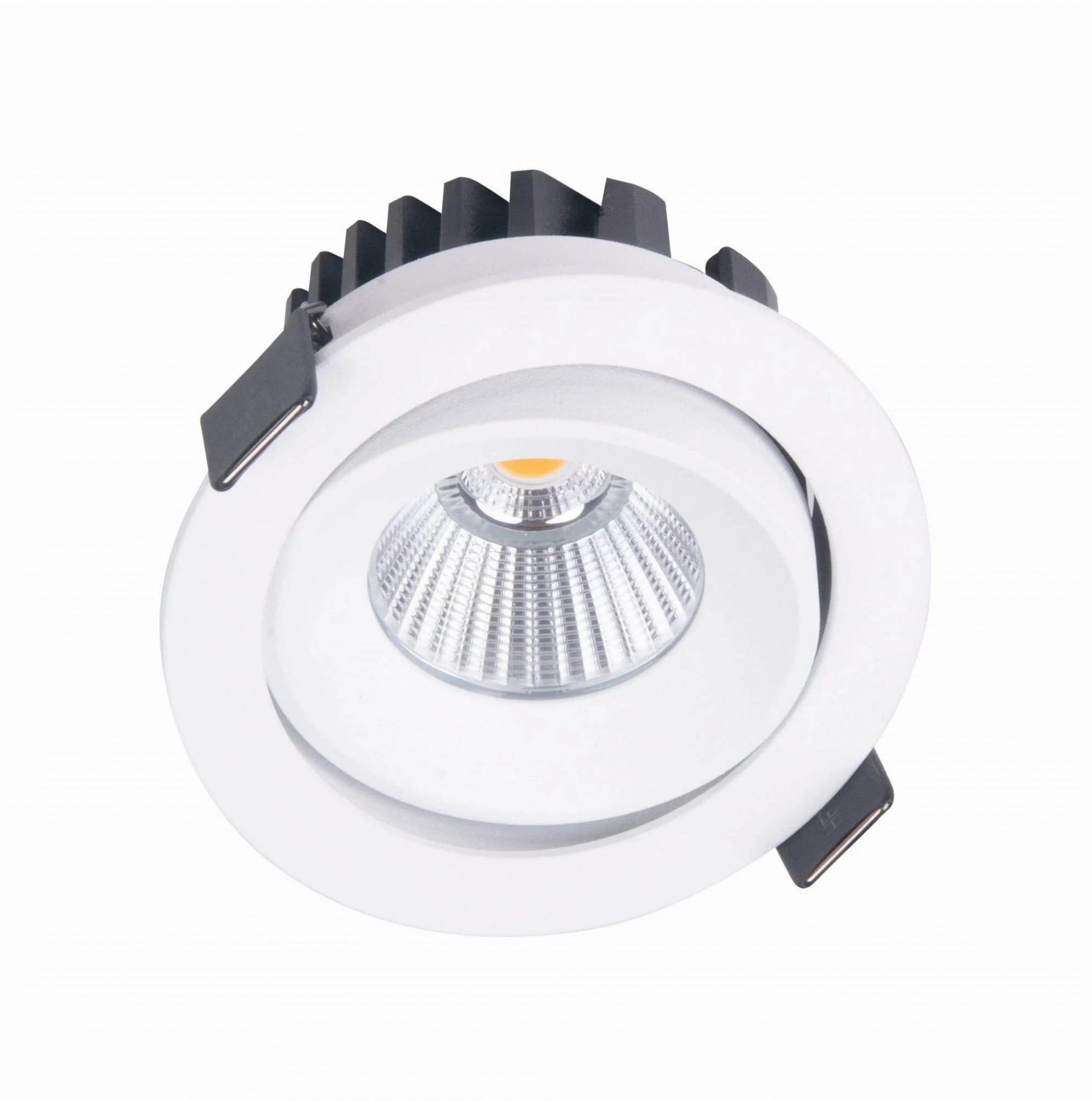 Spot LED încastrat Cyklop 4000K 10W 895lm 38° IP65 alb Maxlight H0094 4000K