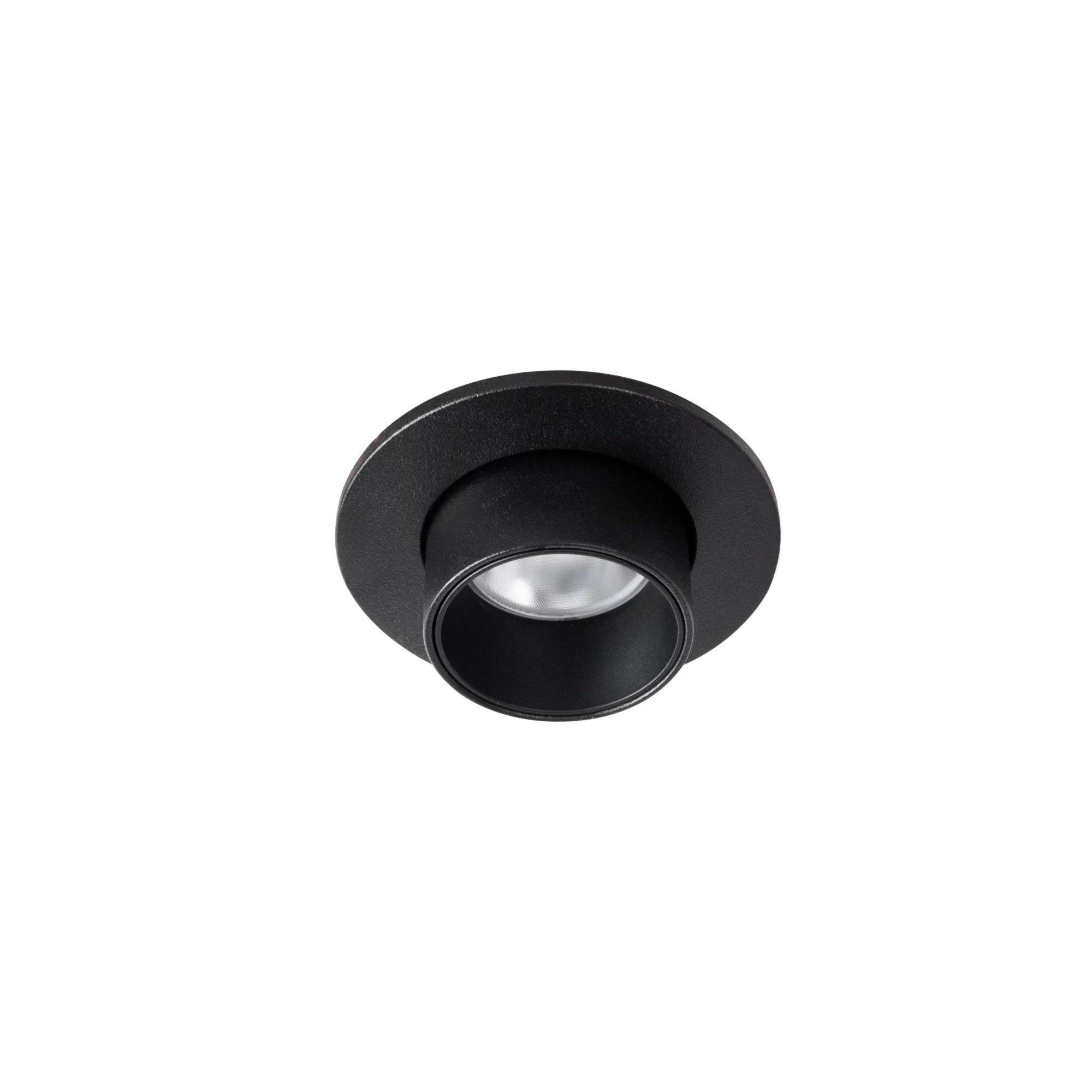 Spot LED încastrat Halo E 6W 500lm 3000K 36° negru Maxlight H0129