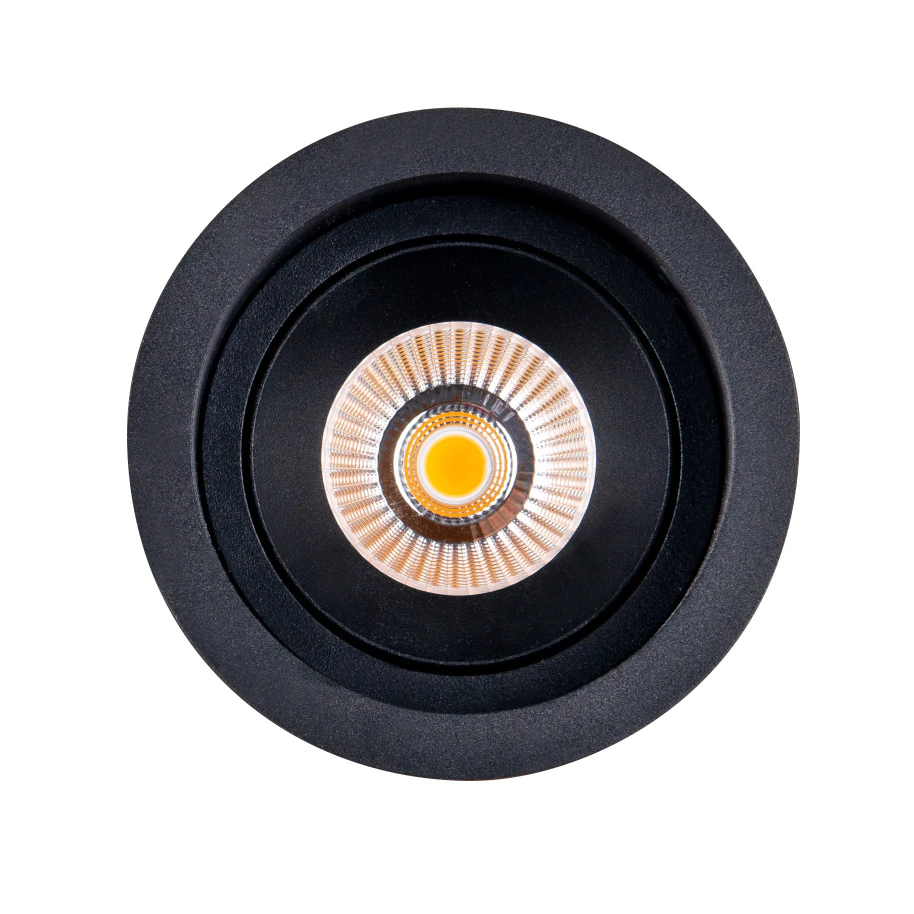 Spot LED încastrat Hiden 10W 900lm 3000K 38° Ø38cm negru Maxlight H0110
