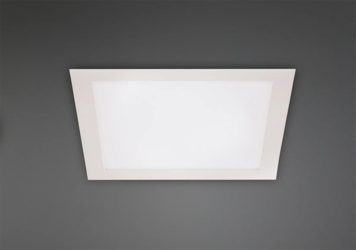 Spot LED încastrat Panelled pătrat 15W 990lm 3000K alb Maxlight H0053