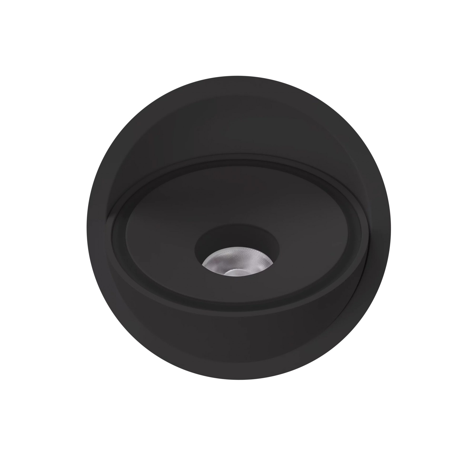Spot LED încastrat Vector 10W 614lm 3000K 24° Ø12,1cm negru Maxlight H0140