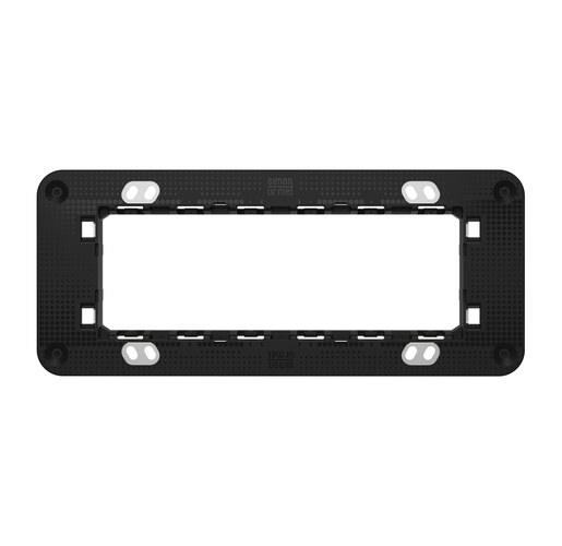 Suport slim 6 module, cu șuruburi, Lybra Urmet 27706