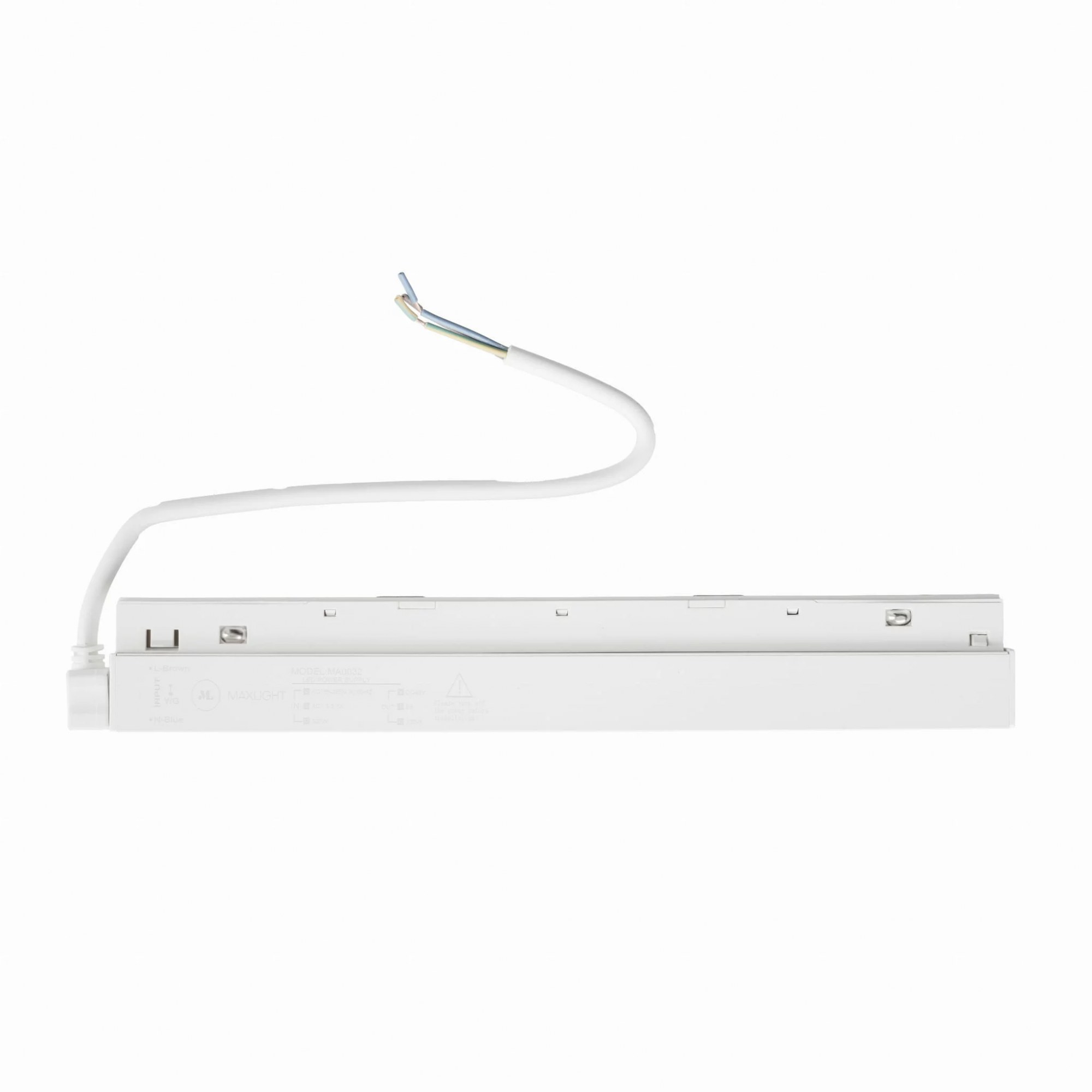 Sursă de alimentare magnetică 300W, montată în șină alb Maxlight MA0032