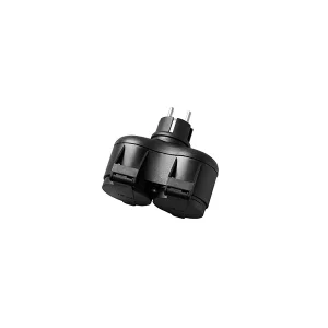 Adaptor 2 Căi IP44 3500W Protecție Copii Optonica