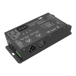 Controler DMX512 4 Canale Tensiune Constantă 12-36V 8A/Canal Optonica