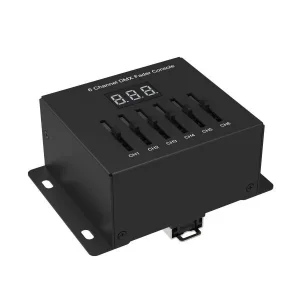 Controler DMX 6 Canale cu Fader-e Glisante Optonica AC2-A3