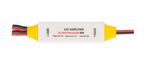 AMPLIFICATOR PROFESIONAL PENTRU BENZI LED MONOCROMATICE, 5-24V DC, 10A, IP63