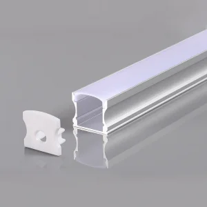 Profil Aluminiu pentru Bandă LED 12mm Gri 2m Optonica