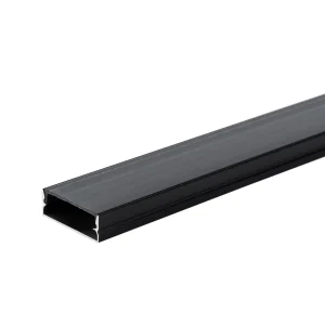 Profil Aluminiu pentru Bandă LED 2m 30x10mm Negru Optonica