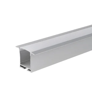 Profil Aluminiu pentru Bandă LED 2m 36x28mm Capac Alb Optonica