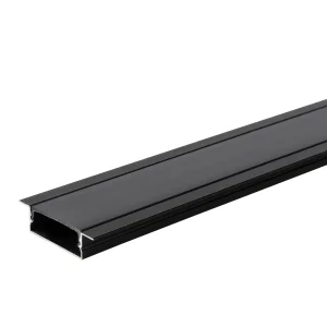 Profil Aluminiu pentru Bandă LED 2m 41x10mm Negru Optonica