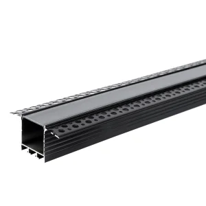 Profil Aluminiu pentru Bandă LED 2m 72x35mm Negru Optonica