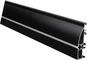 Profil Aluminiu pentru Benzi LED Negru 2m Montaj Pardoseală Optonica