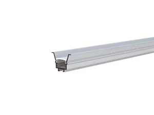 Profil Aluminiu pentru Bandă LED Corp Argintiu/Capac Alb 2M Optonica