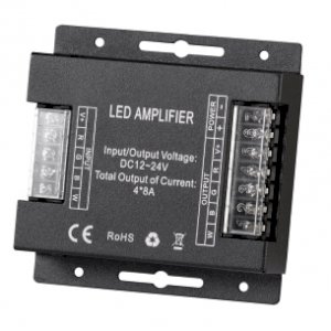 AMPLIFICATOR BENZI LED RGBW, 4x8A, 12-24V DC