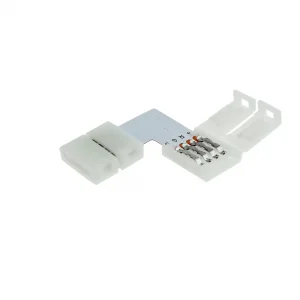 Conector în L pentru Bandă LED RGB 10mm Optonica