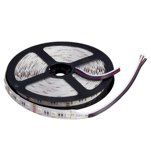BANDA LED FLEXIBILA 17W/M, RGB+6000K, 12V DC, SMD5050, 60 LEDS/M, IP20