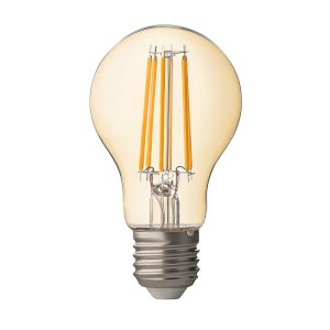 Bec LED, filament dimabil 7.5W, E27, 2500K, amber