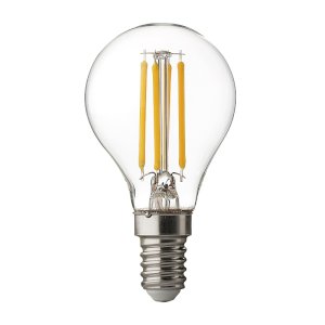 Bec LED cu filament dimabil, 4W, E14, 4200K, 220-240V AC