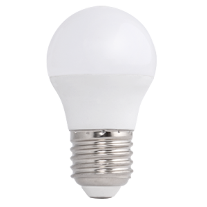 Bec LED glob, 5W, E27, 3000K, 220-240V AC (Cantitate minima comanda: 10 BUC.)
