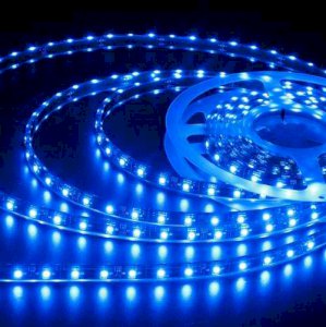 BANDA LED ALBASTRU 4.8W/m, 12V DC, SMD2835, 60LED/m, IP20