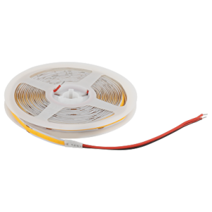 Banda LED profesionala 10W/M, 3000K, 24V DC, 320 LED/M, COB, IP20, 5 m