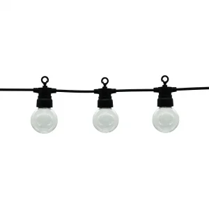 Ghirlandă Luminoasă Exterior 13m 20 Becuri LED 6W Lumină Caldă 2700K IP65 Optonica