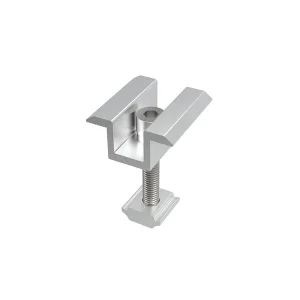 Șurub fixare panou solar M8x35mm cu piuliță, profil 30mm Optonica