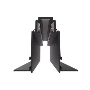 Șină Magnetică Încastrată R35 1500mm Negru Optonica