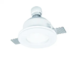 Corp Spot LED Încastrabil Rotund GU10 10W Sticlă Mată Alb