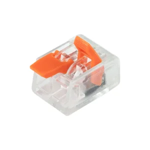 Conector Rapid Compact 2 Poli 32A 4mm² Transparent cu Pârghie