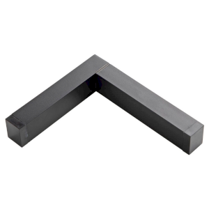 Conector electric 90° perete-tavan C-Track - Slim25 ∙ Negru