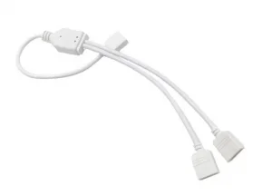 Conector Bandă LED RGB 1 Ieșire + 30cm Cablu + 2 Ieșiri 4 Pini AWG24 Optonica
