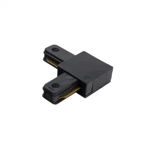 Conector unghiular pentru sistem șină negru Optonica