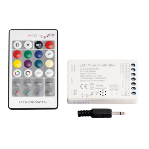 Controller RF pentru benzi LED RGB/RGBW, 16A, 5-24V DC