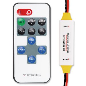 Controller profesional RF pentru benzi LED monocromatice