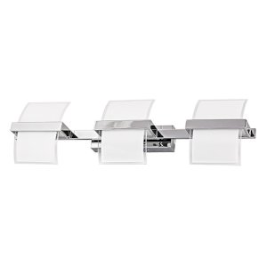 Corp de iluminat LED cu sticla, 15W, lumina neutra, corp cromat