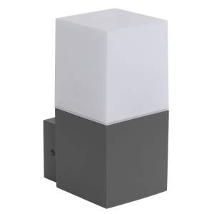 Corp de iluminat fatada E27, IP65, grafit