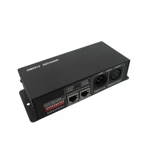 Controler DMX512 Decoder 12A 144W pentru Benzi LED RGB Optonica