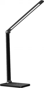 Lampă de birou LED 5W cu încărcare wireless, CCT 3000K-6000K, Negru Optonica