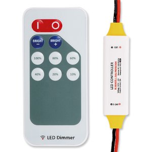 Dimmer profesional cu telecomanda RF pentru benzi LED monocromatice