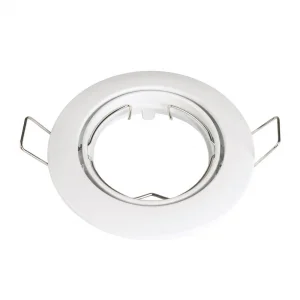 Inel Montaj Spot LED Rotativ GU5.3 Aluminiu Alb Optonica
