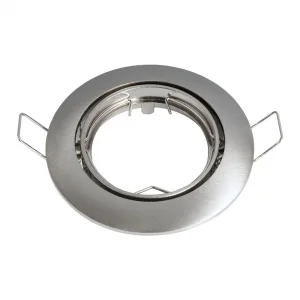 Inel Spot Rotativ GU5.3 Inox Încastrabil Aluminiu Optonica