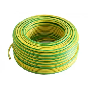 Cablu de împământare 1x4mm² pentru panouri solare, galben-verde, rolă 100m Optonica