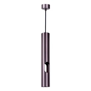 Lustră Suspendată Cilindru 60x400mm GU10/MR16 Roșu Grape