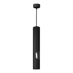 Lampă suspendată GU10/MR16 60x400mm negru aluminiu OT1-A6