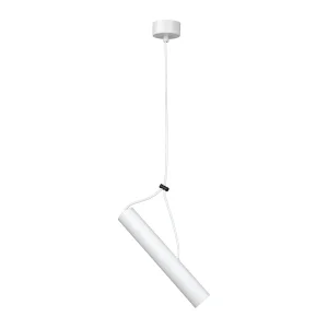 Suspensie E27 Aluminiu Alb 40mm Cablu 1m IP20