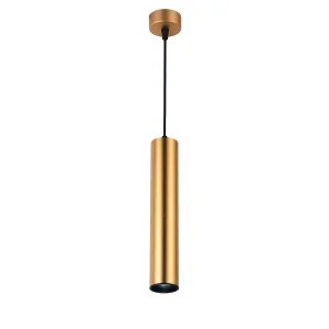Suspensie GU10/MR16 55x300mm Aluminiu Auriu cu Cablu 105cm